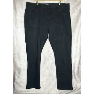 Steve's Jeans Men's Black Denim Straight Leg 44 X 32 Classic Regular Dadcore EUC